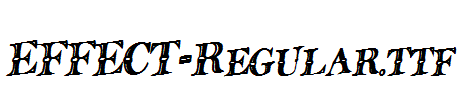 EFFECT-Regular.ttf字体下载