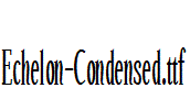 Echelon-Condensed.ttf字体下载