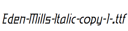 Eden-Mills-Italic-copy-1-.ttf字体下载