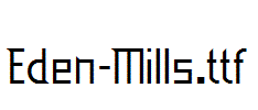 Eden-Mills.ttf字体下载