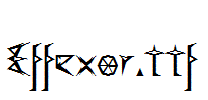 Effexor.ttf字体下载