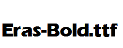 Eras-Bold.ttf字体下载