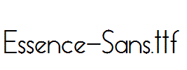 Essence-Sans.ttf字体下载