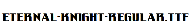 Eternal-Knight-Regular.ttf字体下载