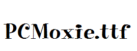 PCMoxie.ttf字体下载