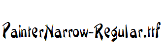 PainterNarrow-Regular.ttf字体下载