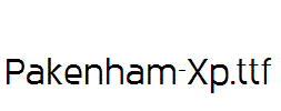 Pakenham-Xp.ttf字体下载