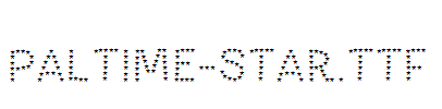 Paltime-Star.ttf字体下载