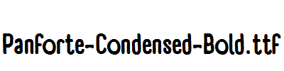 Panforte-Condensed-Bold.ttf字体下载