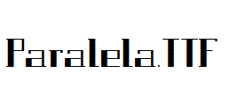 Paralela.ttf字体下载