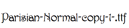 Parisian-Normal-copy-1-.ttf字体下载