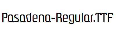 Pasadena-Regular.ttf字体下载