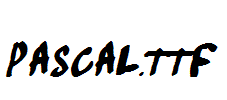 Pascal.ttf字体下载