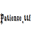 Patience.ttf字体下载