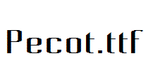 Pecot.ttf字体下载