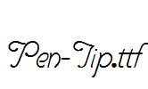 Pen-Tip.ttf字体下载