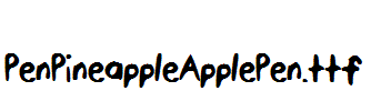 PenPineappleApplePen.ttf字体下载