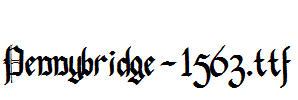 Pennybridge-1563.ttf字体下载