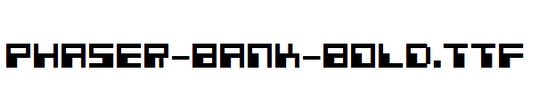 Phaser-Bank-Bold.ttf字体下载