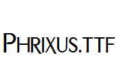 Phrixus.ttf字体下载