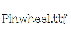 Pinwheel.ttf字体下载