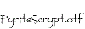 PyriteScrypt.otf字体下载